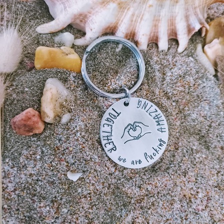 Salty As Together Keyring