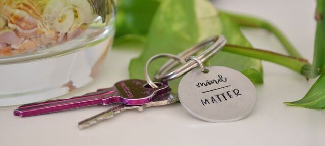 Handstamped Keyrings